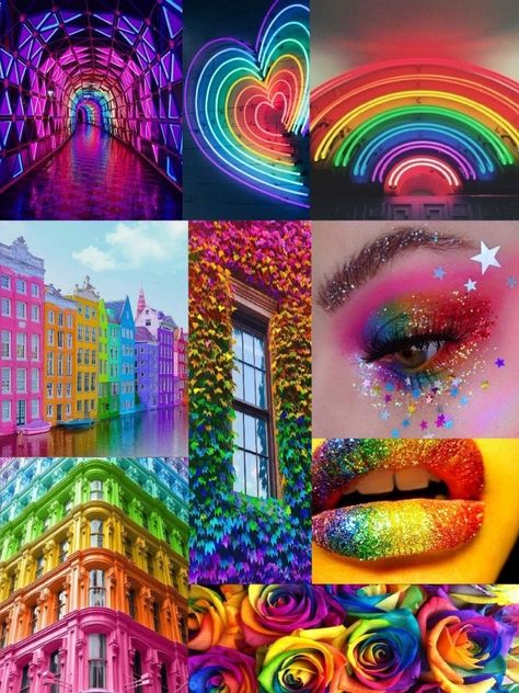 Rainbow Fashion Aesthetic, Rainbow Moodboard, Vibrant Academia, Fashion Design Inspiration Board, Bridal Logo, Fashion Collection Inspiration, Fashion Design Classes, Fashion Illustration Tutorial, Iphone Wallpaper Classy