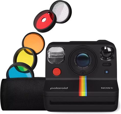 The Super Retro Polaroid Now+ 2nd Generation Polaroid Now Plus, Polaroid Now, Polaroid Originals, Double Exposition, Photo Polaroid, Instant Film Camera, Polaroid Camera, Love Plus, Disposable Camera