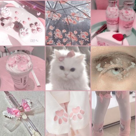 Cute Moodboard Aesthetic, Goth Moodboard Aesthetic, Cutecore Moodboard, Moodboard Adopt, Headcanon Ideas, Adopt Moodboard, Animal Moodboard, Pink Aesthetic Moodboard, Moodboard Adopts