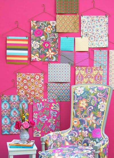 Fabric Display Ideas, Pearl Fabric, Fabric Hanging, Store Window Displays, Fabric Display, Exhibition Display, Windham Fabrics, Floral Inspiration, Design Wallpaper