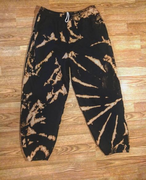 Bleach dyed sweats Tie Dye Sweatpants, Bleach Dye, Harem Pants, Bleach, Tie Dye, Sweatpants, Dye, Pants, Trousers