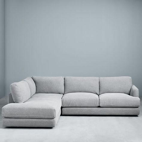 Oversized Furniture, Condo Ideas, Corner Sofa Set, Grey Sectional, Simple Room, Playroom Ideas, Room Planning, Chaise Sectional, Apartment Inspiration