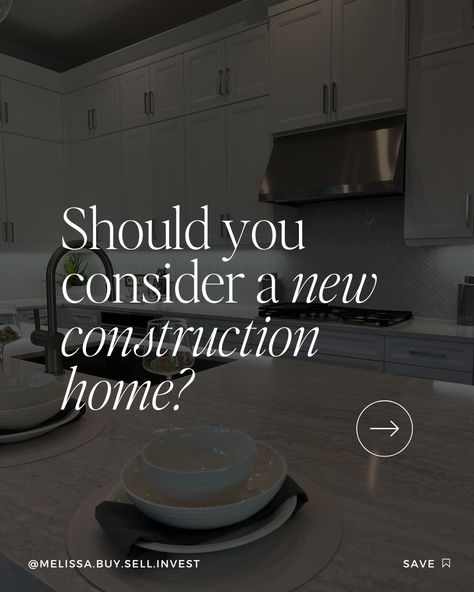 Ten years ago, a new home cost about $60K more than an existing home. Not anymore. Today, new construction and existing homes are virtually on equal price footing. That said, here are a few reasons why a new home may be right for you: • New homes are built with the latest materials and technologies, making them more energy-efficient and sustainable. • You may be able to customize your new home by choosing the floor plan, finishes, and appliances. • Most new homes come with a warranty, wh... Energy Efficient, Energy Efficiency, New Construction, Floor Plan, Mood Boards, New Home, Sustainability, Floor Plans, New Homes