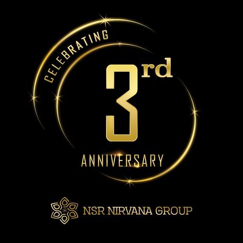 "🎉 NSRNirvana Group Celebrating the three years of excellence, teamwork, and progress! Thank you for being part of our journey". #CompanyAnniversary #ThreeYearsStrong #celebrating #happy #thirdanniversary #anniversary Three Year Anniversary, Company Anniversary, Third Anniversary, Our Journey, Year Anniversary, Nirvana, Teamwork, Thank You, Celebrities