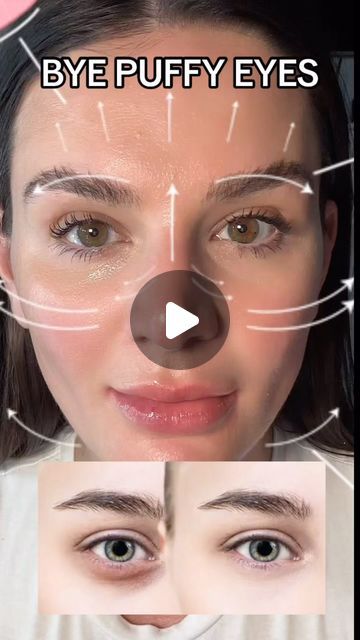 Eyes Exercise For Dark Circles, Gua Sha Puffy Eyes, Exercise For Puffy Eyes, Gua Sha For Eye Bags, Gua Sha For Puffy Eyes, Eye Massage For Dark Circles, Eye Massage For Puffy Eyes, How To Remove Eye Bags, How To Get Rid Of Puffy Eyes