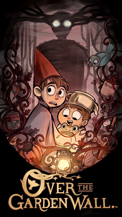 Over the Garden Wall, James Marosi on ArtStation at https://www.artstation.com/artwork/Z5E8gx Magic Garden, Walled Garden, Over The Garden Wall, Garden Wall Art, Star Vs The Forces Of Evil, Covent Garden, Halloween Wallpaper, Cartoon Shows, A Cartoon