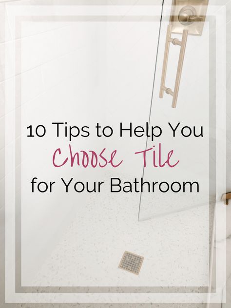 How to Choose Tile for a Bathroom The Tile Shop Bathroom Inspiration, How To Choose Bathroom Tile, Choosing Bathroom Tile, Timeless Tile Bathroom, Floor And Wall Tile Combinations Bathroom, Master Bath Tile Combinations, New Build Bathroom, Tile Combinations Bathroom, Timeless Bathroom Tile