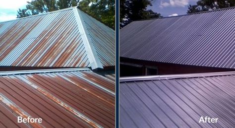 #metal_roof_painting_mi #metal_roof_painting_Indiana Your roof is one of the most important investments you have. It protects your inside investment. Painted metal roofs are subject to harsh weathering from mother nature. Extreme thermal shock from rising daytime temperatures and moisture is always present. Metal Roof Coating, Metal Roof Paint, Roof Painting, Corrugated Metal Siding, Southern Michigan, Roof Leak Repair, Metal Roofs, Corrugated Metal Roof, Roof Ideas