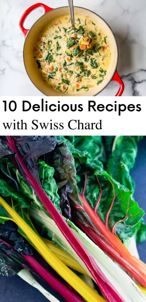 Swiss Chard And Rice Recipes, Swiss Chard Roll Ups, Butternut Squash And Swiss Chard Recipes, Swiss Chard Vegan Recipes, Vegan Chard Recipes, Soup With Swiss Chard, How To Prepare Swiss Chard, Stuffed Swiss Chard Recipes, Rainbow Chard Salad