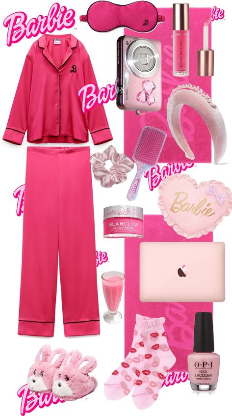 Barbie Fashion, sweet dreams barbie, sleep pajamas, barbie style outfit, barbie outfits, casual fashion style, pink fashion, day outfits, pink outfits, pink pajamas Barbie Pjs Women, Lazy Barbie Outfit, Barbie Pajamas Women, Barbie Pajama Party, Sleepover Barbie Costume, Sleepover Barbie, Slumber Party Barbie, Barbie Pjs, Barbie Pajamas