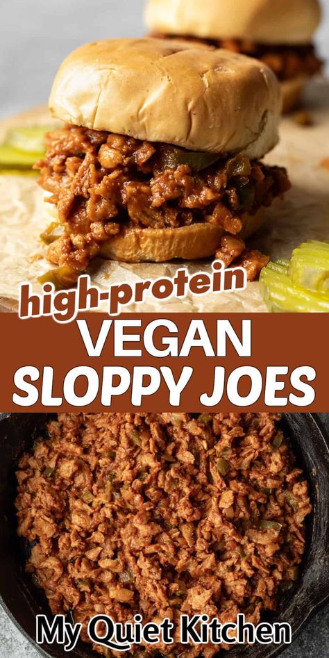 Vegetarian Sloppy Joes, Vegan Sloppy Joes, Sloppy Joes Sandwich, Sloppy Joe Recipe, Vegan Sandwich Recipes, Vegan Sandwiches, Joe Recipe, Make From Scratch, Vegan Junk Food