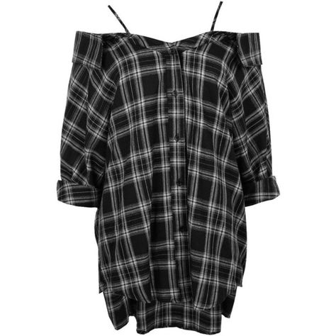 Boohoo Clare Checked Open Shoulder Shirt ($18) ❤ liked on Polyvore featuring dresses, tops, shirts, dresses/rompers, cotton jersey, polka dot camisole, cotton camisole, polka dot cami and cotton cami Cold Shoulder Crop Top, Bralet Tops, Cold Shoulder Shirt, Cotton Camisole, Off Shoulder Shirt, Off Shoulder Crop Top, Bralette Crop Top, Polka Dot Shirt, Shoulder Tops