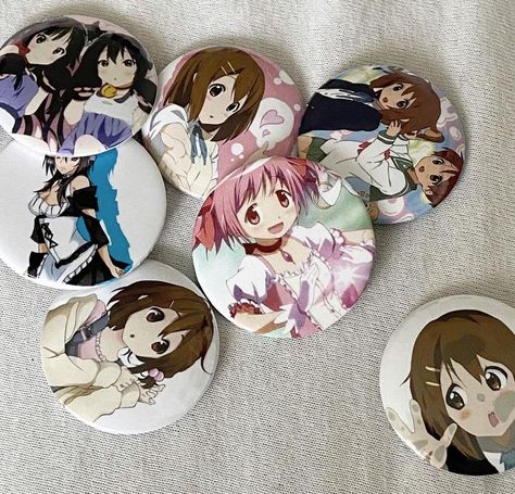 Bag Pins, Anime Merchandise, Madoka Magica, Cute Pins, Cute Icons, Japan, Bed, Drawings, Anime