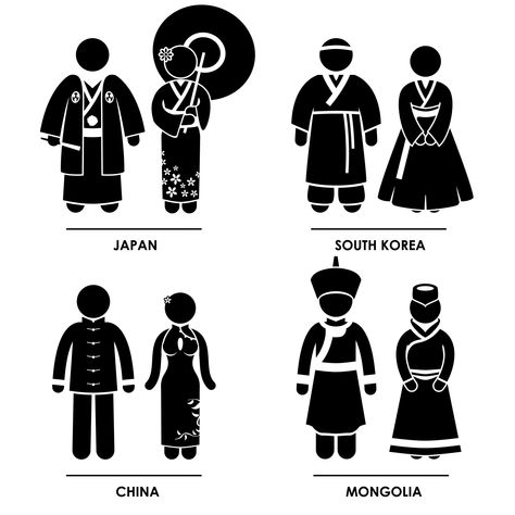 Clothing Icon, Japanese Traditional Clothing, Japanese Words, Learn Japanese, Japanese Men, Traditional Costume, Japanese Outfits, Drawing Clothes, East Asia