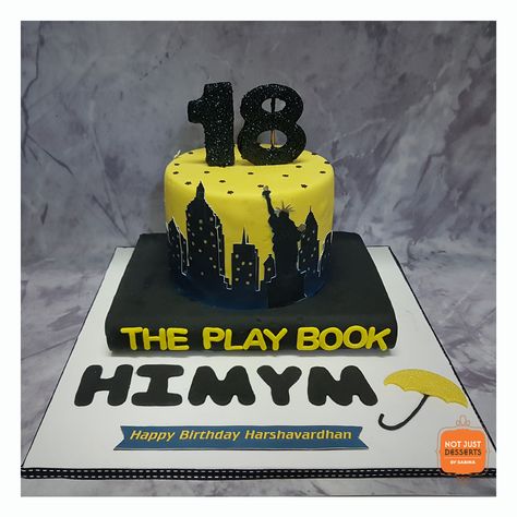 How I Met Your Mother Cake, Mother Cake, Movie Cakes, Decorating Frosting, Desserts Cake, Cake Decorating Frosting, Themed Birthday Cakes, Mother Birthday, Ladies And Gentlemen