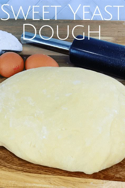 Dough Recipe Ideas, Basic Sweet Dough Recipe, Sweet Dough Recipe, Sweet Yeast Dough, Roll Dough Recipe, Bread Machine Recipes Sweet, Yeast Dough Recipe, Kolache Recipe, Yeast Baking