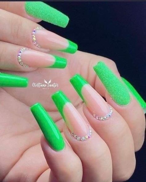 Lime Nails, Lime Green Nails, Matte Acrylic Nails, Quinceanera Nails, Mickey Nails, Neon Green Nails, Aqua Nails, Green Acrylic Nails, Sassy Nails