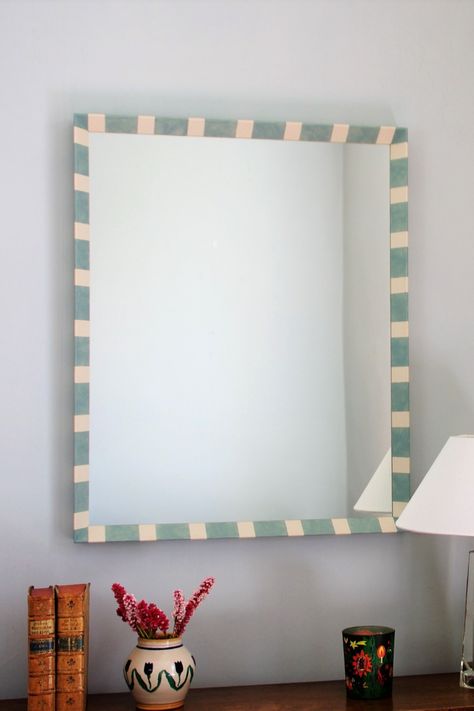 Painted mirror frame