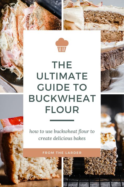 Buckwheat Flour is a nutritious wholegrain gluten-free flour with a very distinctive earthy taste. You can use it in traditional galettes or in baked goods for a unique flavour profile. Here's everything you need to know to use buckwheat flour successfully in your kitchen. #buckwheatflour #baking #glutenfree #glutenfreeflour #alternativeflour #bakingtips #buckwheat Buckwheat Flour Recipes Gluten Free, Baking With Buckwheat Flour, Gluten Free Buckwheat Recipes, Buckwheat Recipes Flour, Recipes With Buckwheat Flour, Kasha Recipes, Buckwheat Flour Bread, Buckwheat Flour Recipes, Buckwheat Recipes