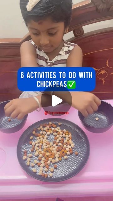 KANMANI | Mompreneur |Blogger |Kids Worksheets | Activity kits 🌈 on Instagram: "6 Activities to do with Chickpeas✅😄😍 #Activity237 #montessori_by_kanmani   Practical learning is the best way to understand the concepts better & it makes learning more realistic 🤩  So here we can teach the following concepts using 2 coloured chick peas 👇🏻 🧠Midline crossing by sorting channa by colour #bilateralcoordination  🧠Finding odd / even numbers by grouping it into pairs  🧠Find the odd man out  🧠What comes next/ sequencing  🧠Memory game  🧠Forming Symmetry / Mirror image of the pattern   Learning can be simplified using practical method I’d teaching ✅❤️  Check out my page for more such Interesting Activity ideas 💡  Would u like to see more such no prep quick activity ideas ? Do let me know in Odd Even Numbers Activities, More Less Concept For Kids, Odd One Out Activities, Odd And Even Numbers Activities, Odd And Even Activities, Odd Even Numbers, Bilateral Coordination, Even Numbers, Kids Worksheets