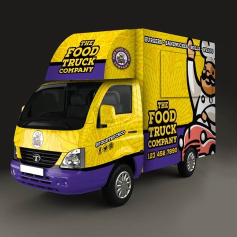 Need the Greatest Food Truck Design EVER!! Car, truck or van wrap contest car#truck#van#design Truck Branding, Coffee Food Truck, Street Food Design, Pizza Truck, Food Truck Menu, Truck Wrap, Food Van, Mobile Food Trucks, Food Truck Business