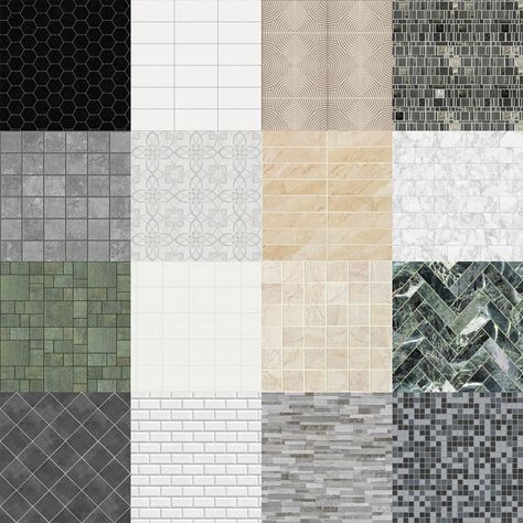 Sims 4 Backsplash Cc, Sims4 Furniture, Sims 4 Kitchen, White Siding, Mod Furniture, Ts2 Cc, Play Sims 4, Architectural Materials, Free Sims 4