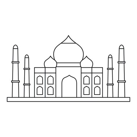 Taj Mahal Clipart, Taj Mahal Drawing, Tac Mahal, Khafif Mehndi, Library Shelf, Khafif Mehndi Design, Cool Wrist Tattoos, The Taj Mahal, Cityscape Photos