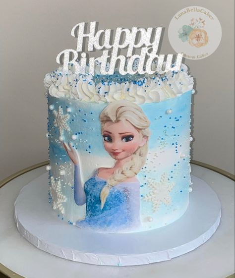 Elsa frozen birthday cake Elsa Cakes Birthday, Frozen Themed Birthday Party Cake, Elsa Birthday Cake Frozen, Elsa Cake Ideas, Frozen Cake Design, Elsa Cake Design, Elsa Theme Cake, Frozen 2 Birthday Cake, Frozen Cake Ideas