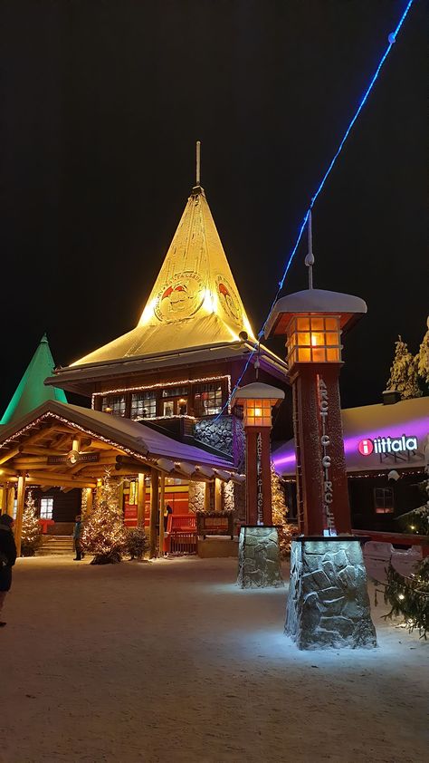 Santa Claus Village House Santa Claus Village Finland, Santa Claus Village, Santa's Village, Dream Places, Village House, Aesthetic Travel, Village Houses, Travel Bucket List, Travel Aesthetic