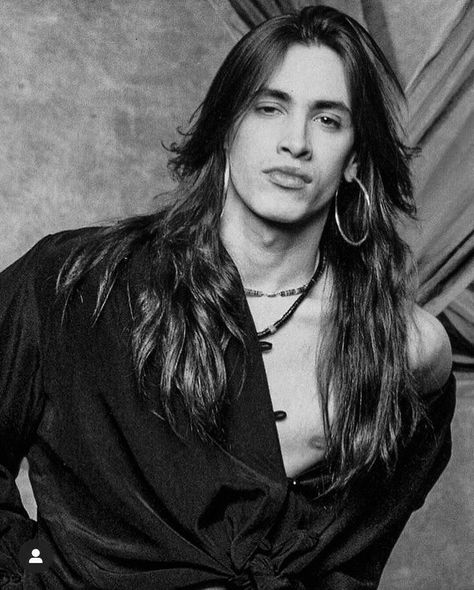 Metalhead Guy, Man With Long Hair, Billy Wirth, Nuno Bettencourt, Brian Johnson, Hair Reference, Long Hair Styles Men, Attractive People, Most Beautiful Man