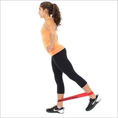 Standing Hip Extensions With Loop Bands Resistance Bands Exercises, Loop Band Exercises, Bands Exercises, Standing Exercises, Every Muscle Group, Best Resistance Bands, Band Exercises, Office Exercise, Chair Exercises