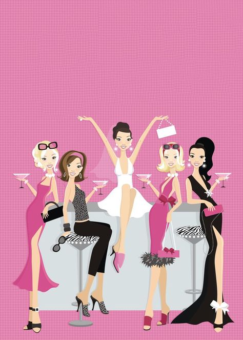 Bachelorette Invitations Funny, Bachelorette Party Card For Bride, Bride Invitation To Bachelorette, Hens Party Invitations Template, Ladies Get Together Invitation, Bachelorette Party Invitation Ideas, Bachelorette Party Illustration, Bachelorette Background, Kitty Party Invitations Ladies