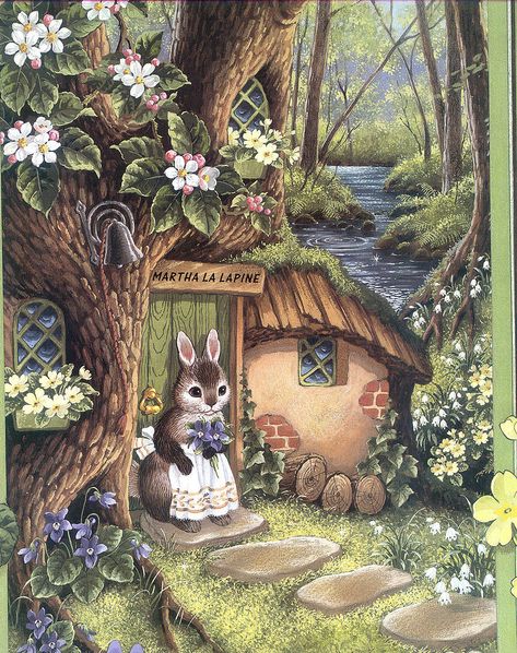 B Rabbit, Shirley Barber, 동화 삽화, Rabbit Illustration, Storybook Art, 강아지 그림, Bunny Art, Fairytale Art, Arte Fantasy