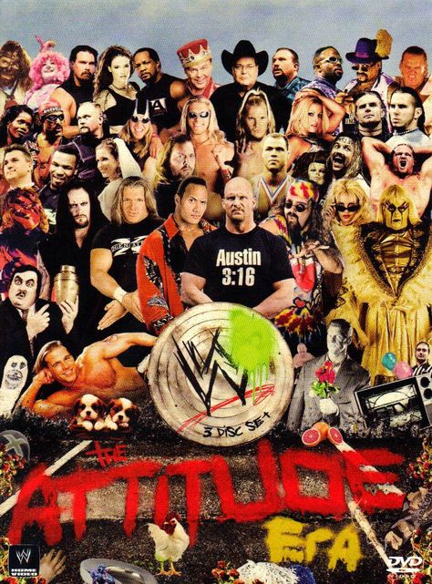 Wwe Attitude Era, Wwf Attitude Era, Mick Foley, Wrestling Posters, Watch Wrestling, Eddie Guerrero, Wwe Legends, Shawn Michaels, Stone Cold Steve