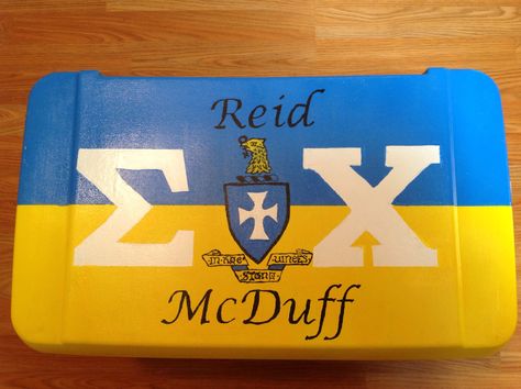 Sigma chi frat cooler #theta #cooler #sigma #tfm #tsm Sigma Chi Cooler, Nashville Formal, Pike Cooler, Mountain Weekend Cooler, Painted Fraternity Coolers, Nola Cooler, Fraternity Paddles, Frat Formal, Fraternity Cooler