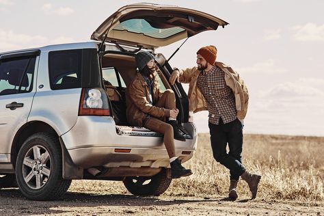 Camping Engagement Photos, Camping Photoshoot, Couple Travel Photos, Camping Couple, Pony Rider, Car Poses, Perfect Road Trip, Outdoor Couple, Best Cars