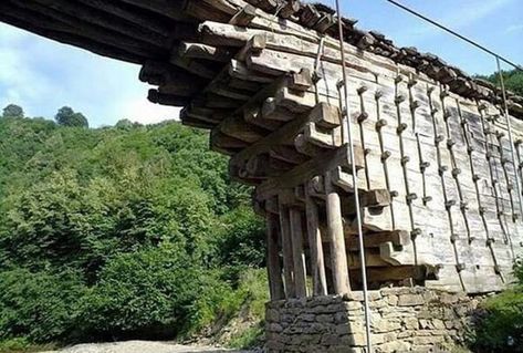 Lake Berryessa, California Architecture, Future Buildings, Egyptian Pyramids, Wooden Bridge, Bridge Building, Old Bridge, Structure Architecture, Meteor Shower