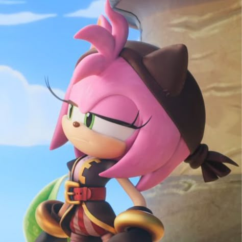 Amy Rose Pfp, Pfp 3d, Rose Pfp, Amy Sonic, Doctor Eggman, Shadow And Amy, Amy The Hedgehog, Rose Thorns, Rusty Rose