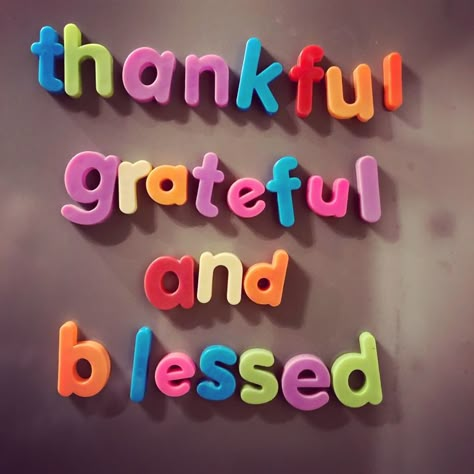 Thankful, grateful and blessed | Whatmyfridgesays Grateful Thankful Blessed Quotes Gratitude, Grateful Thankful Blessed Quotes, Blessed Quotes Thankful, Grateful Quotes, Feeling Blessed Quotes, Thank You Wishes, Birthday Greetings Friend, Make Your Life Better, Happy Birthday Greetings Friends