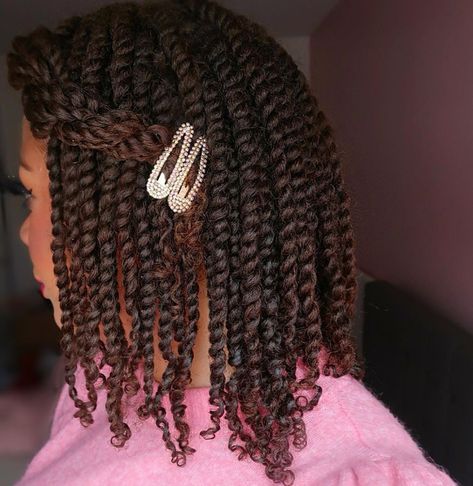 Two Strand Twists on Natural Hair Twist Shoulder Length, Twist Out On Natural Hair, Two Strand Twist Hairstyles, Alissa Ashley, Twist Out Styles, Parting Hair, Natural Hair Twist Out, Two Strand Twists, Big Box Braids Hairstyles