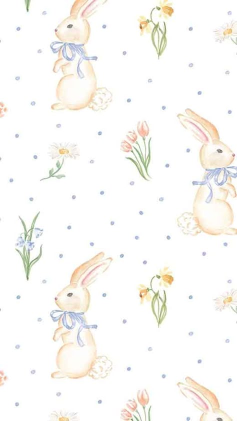 40+ Springy Easter Wallpapers for iPhone (Aesthetic & Free) - The Mood Guide Pearly Gates, Cotton Pajama Set, Fluffy Bunny, Art Hand, Pima Cotton, Rabbits, Pajama Set, Pajamas, Easter