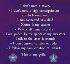 I am Wiccan Witch Quotes, Eclectic Witch, Wicca Witchcraft, Witch Spell, High Priest, Wiccan Spells, Spells Witchcraft, Practical Magic, Nature Kids