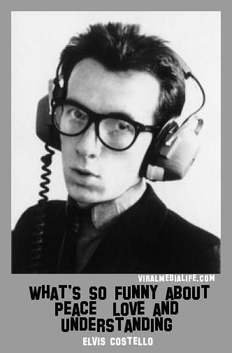 Whats so funny about peace, l... Elvis Costello - http://goo.gl/XiUSiZ Wendy James, Sheridan Smith, Talladega Nights, Ricky Bobby, Jacqueline Bisset, Elvis Costello, Jesy Nelson, Joey King, Perrie Edwards