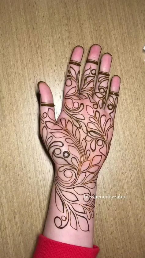 Mehndi Designs Bridal Hands, Rose Mehndi Designs, Mehndi Designs For Kids, Simple Mehndi Designs Fingers, Very Simple Mehndi Designs, Latest Bridal Mehndi Designs, Mehndi Designs Front Hand, Full Hand Mehndi Designs, Latest Simple Mehndi Designs