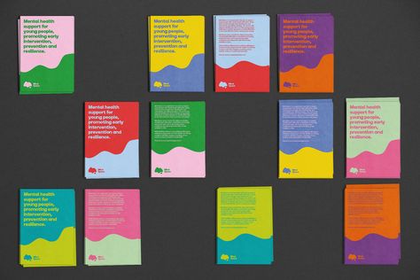 MindSpace brand designed to tackle children's mental health "head-on" Umbrella Branding, 카드 디자인, Branding Website Design, Grid Design, Maximalism, Email Design, Branding Agency, Website Branding, Kids Health