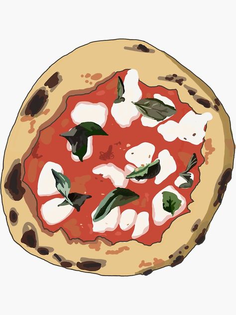 "Pizza" Sticker by -Asha | Redbubble Pizza Sticker, Food Stickers, Make Design, Printable Stickers, Sticker Design, Vinyl Sticker, Craft Ideas, Pizza, Collage