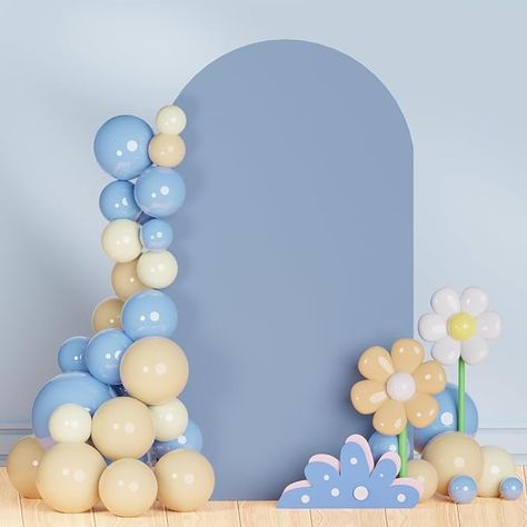 Amazon.com : PATYDEST Dusty Blue Arch Cover 7.2FT Spandex Fitted Wedding Arch Covers Round Top Arch Cover Backdrop Fabric for Balloon Arch Stand Cover Chiara Backdrop Cover for Baby Shower Birthday Party Decor : Electronics Round Arch Decor, Balloon Arch Stand, Chiara Backdrop, Backdrop Fabric, Round Arch, Balloon Arches, Birthday Party Decor, Round Top, Top Round