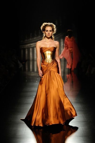 Rami Al Ali, Pageant Dress, Gorgeous Gowns, Fantasy Fashion, Orange Dress, Beautiful Gowns, Fancy Dresses, Bling Bling, Couture Fashion