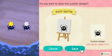 Animal Crossing Guide, Guided Art, Qr Codes Animal Crossing, Forest Spirit, New Animal Crossing, Custom Fans, Animal Crossing Game, Awesome Designs, Animal Crossing Qr