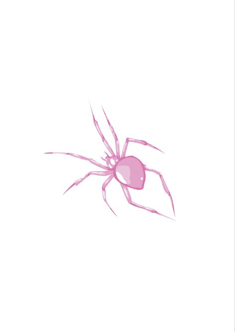 Pink Spider Tattoo, Pink Spider Aesthetic, Pink Graffiti Aesthetic, Ss Logo, Pink Spider, Spider Tattoo, Spider Art, Style Aesthetics, Black Spider